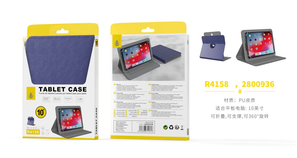 R4158 AZ Funda universal  Portable para Tablet 10 pulgada Azul