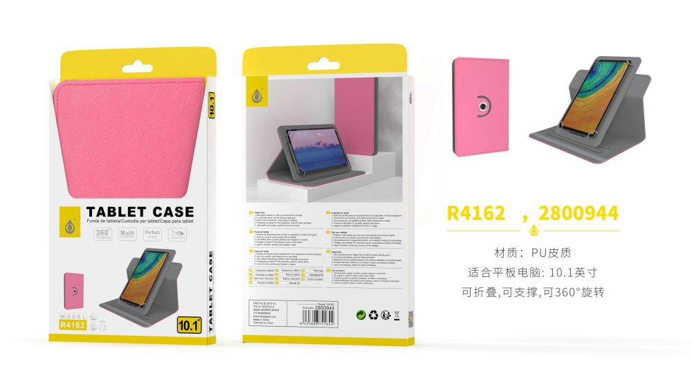R4162 RS Funda universal  Portable para Tablet 10.1 pulgada Rosa