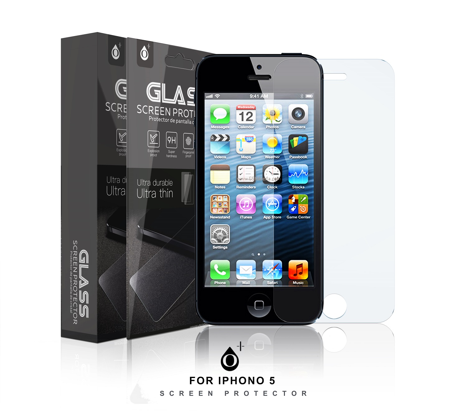 24010029 IP 5G Protector de Pantalla Cristal para Iphone 5G