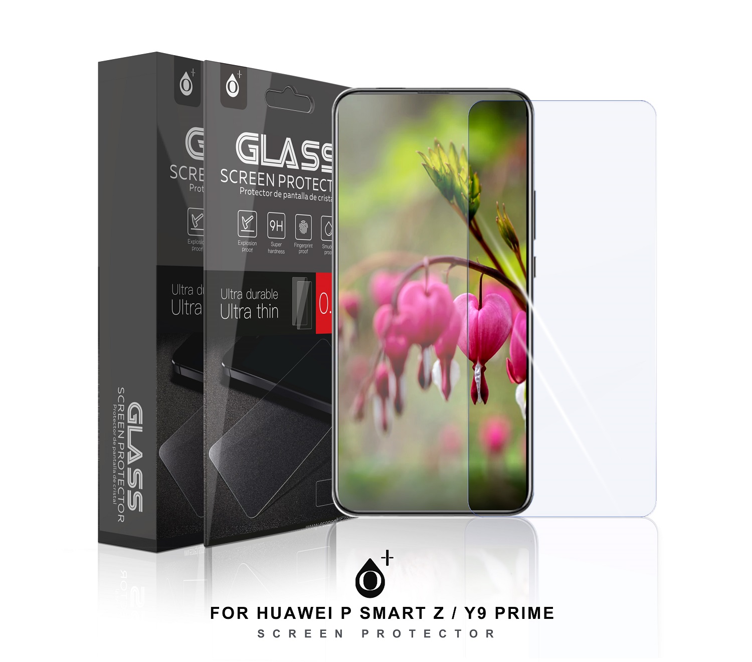 HW P Smart Z/ Y9 Prime Protector de Pantalla de Cristal para Huawei P Smart Z/ Y9 Prime