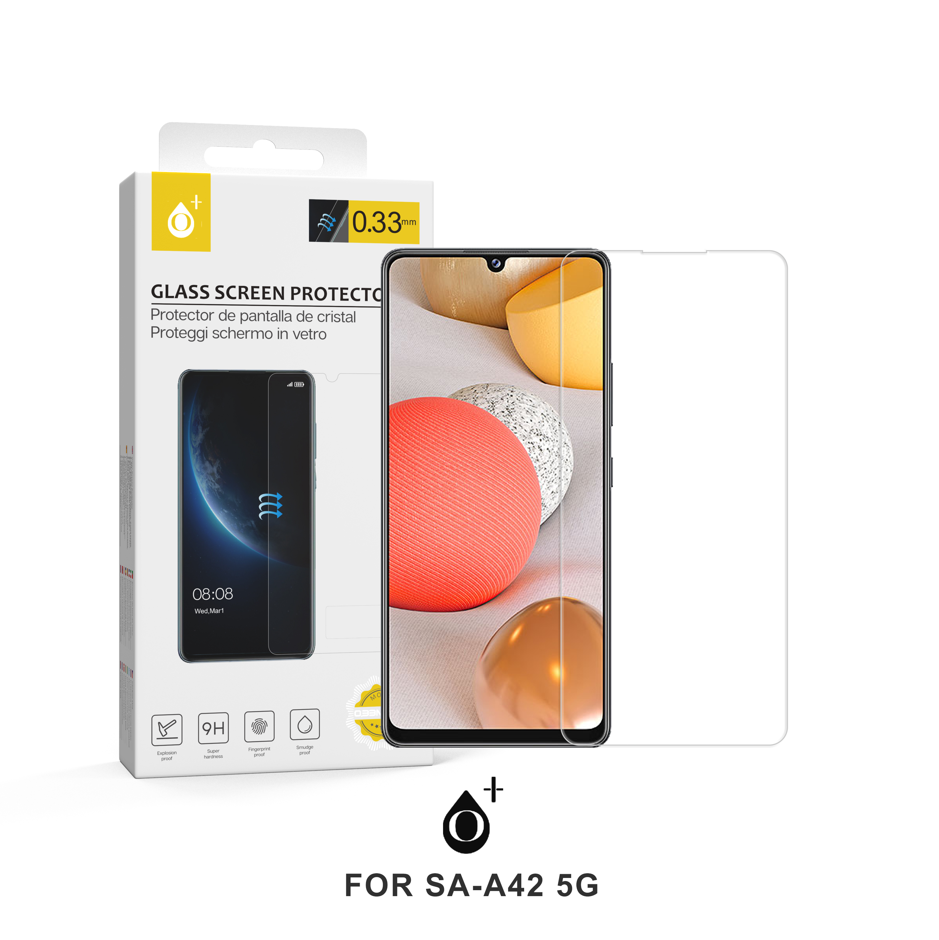 SA A42 5G Protector de Pantalla Cristal Para Samsung A42 5G