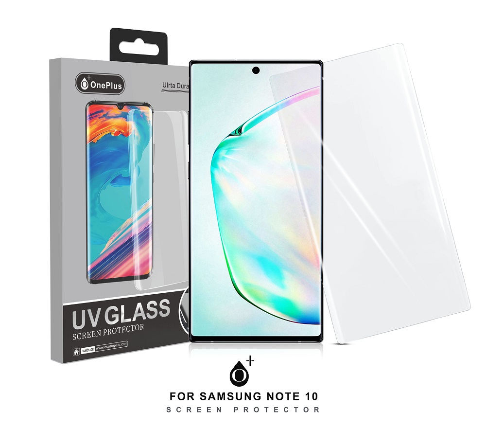 UV SA NOTE 10 Protector de Pantalla de Cristal Templado UV para Samsung Note 10