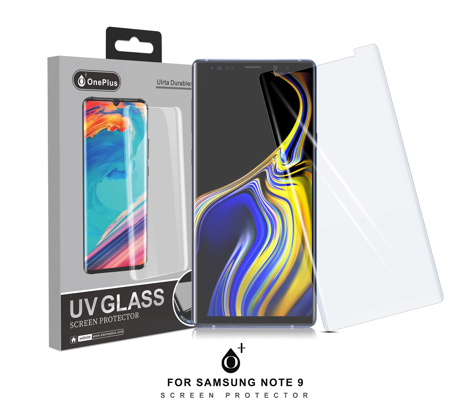 UV SA NOTE 9 Protector de Pantalla de Cristal Templado UV para Samsung  Note 9
